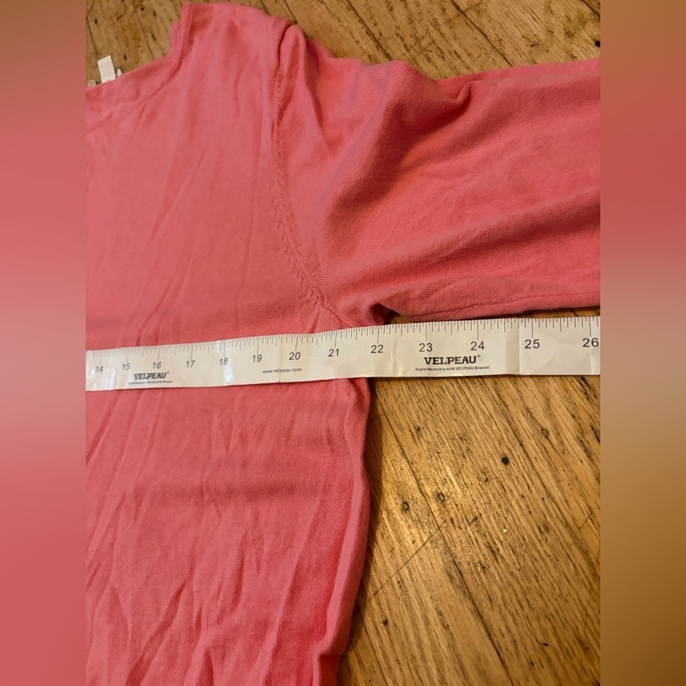 J. Jill tunic lagenlook ribbed top with tortoise shell buttons - Picture 3 of 11